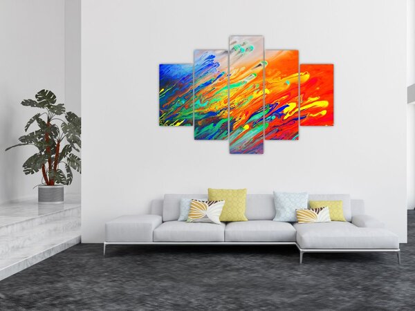 Tablou - Abstract colorat (150x105 cm)
