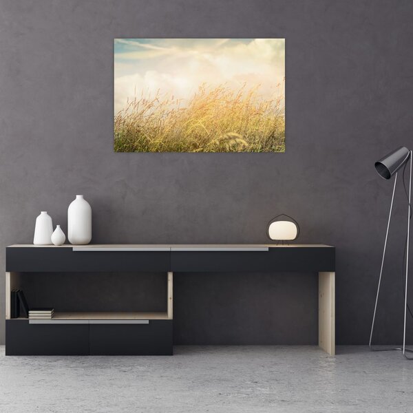 Tablou - Câmp toamna (90x60 cm)