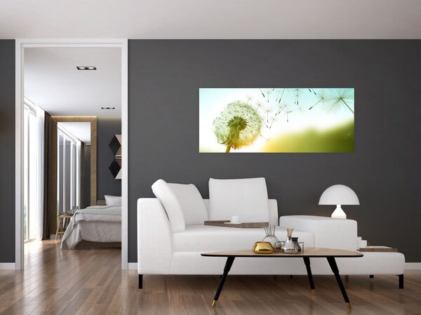 Tablou - Păpădia în vânt (120x50 cm)