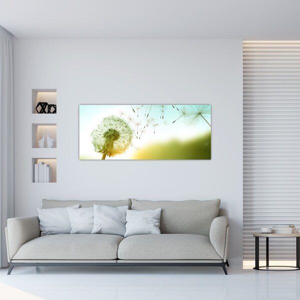 Tablou - Păpădia în vânt (120x50 cm)