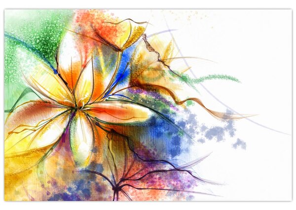 Tablou - Floare (90x60 cm)