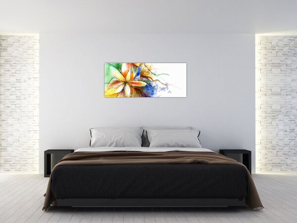 Tablou - Floare (120x50 cm)