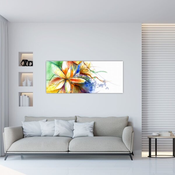 Tablou - Floare (120x50 cm)