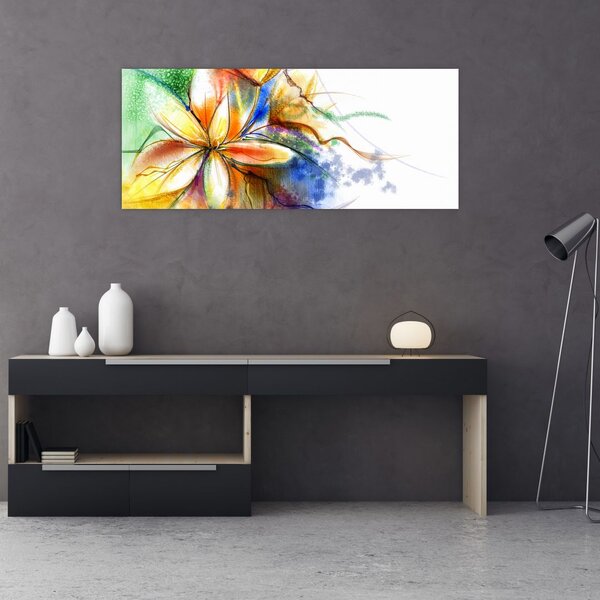 Tablou - Floare (120x50 cm)