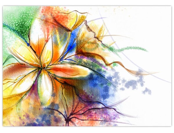Tablou - Floare (70x50 cm)
