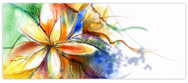 Tablou - Floare (120x50 cm)