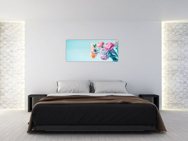 Tablou - Flori în vază (120x50 cm)