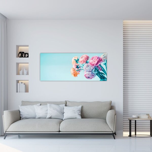 Tablou - Flori în vază (120x50 cm)