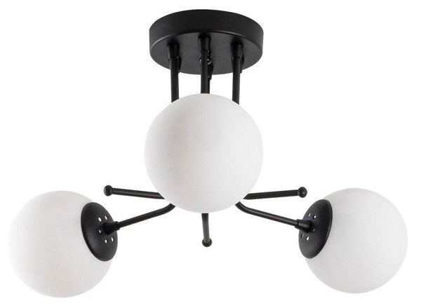 Lustra Daisy Chandelier, Negru, 48x48x34 cm