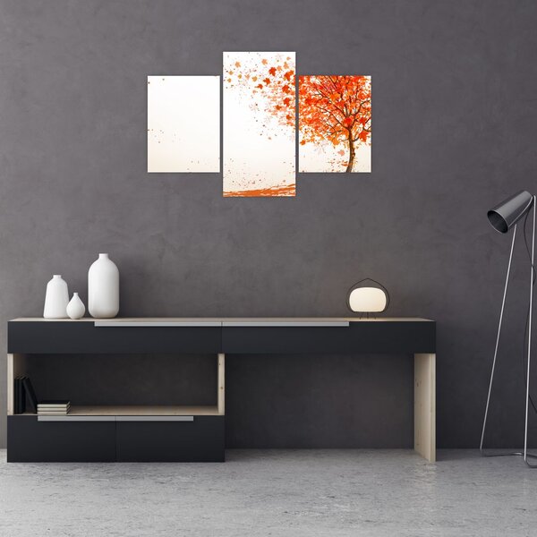 Tablou - Copac în vâmnt (90x60 cm)