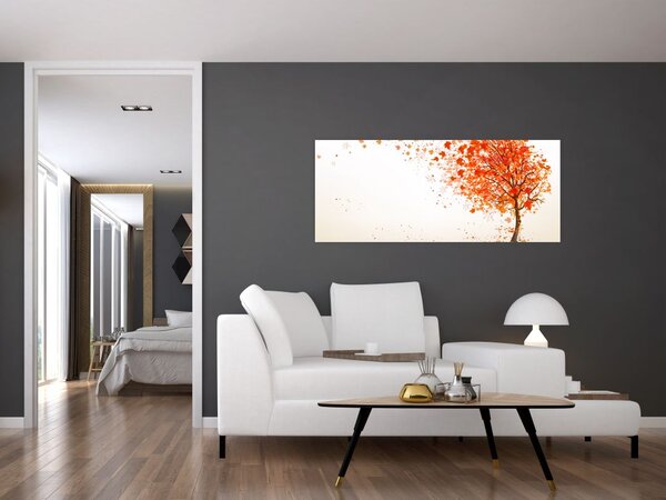 Tablou - Copac în vâmnt (120x50 cm)