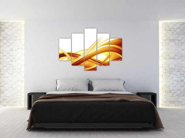 Tablou - Abstrac galben (150x105 cm)