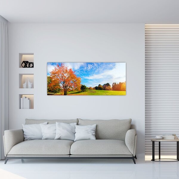 Tablou - Peisaj de toamnă (120x50 cm)