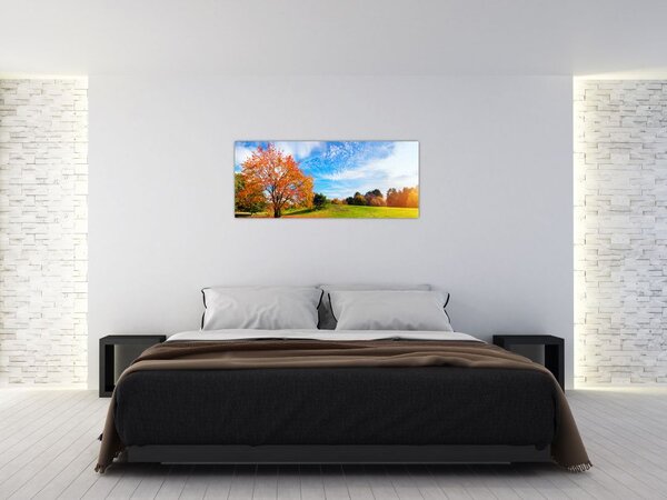 Tablou - Peisaj de toamnă (120x50 cm)