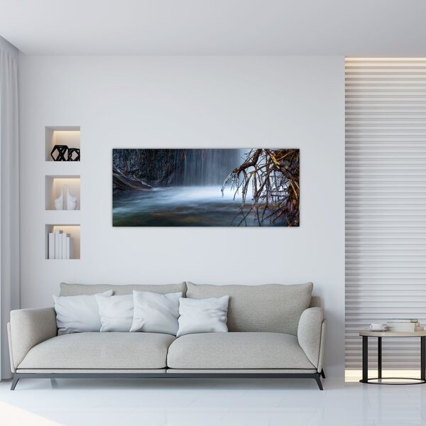 Tablou - Laguna de iarnă (120x50 cm)