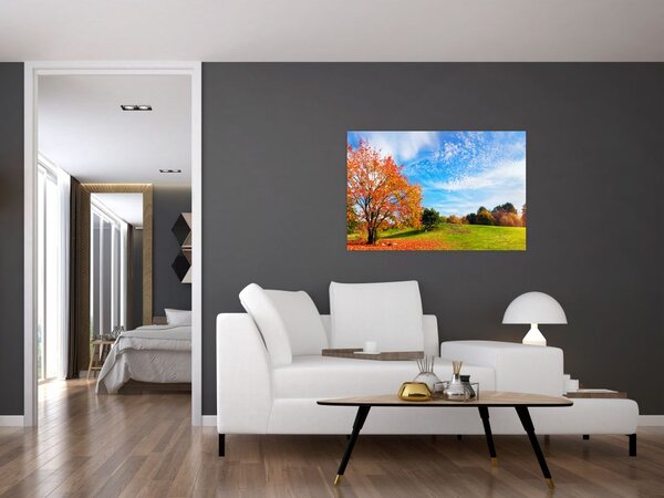 Tablou - Peisaj de toamnă (90x60 cm)