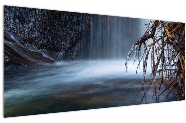 Tablou - Laguna de iarnă (120x50 cm)