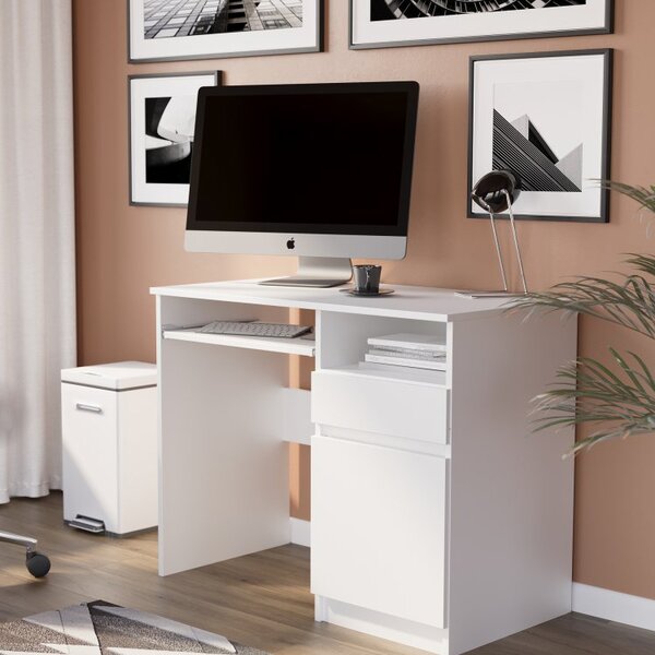 Birou de scris modern cu dulap 90x50 cm - diverse variante de culori artisan
