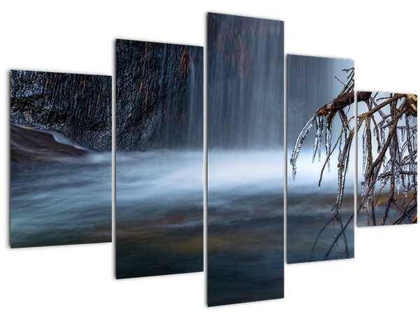 Tablou - Laguna de iarnă (150x105 cm)