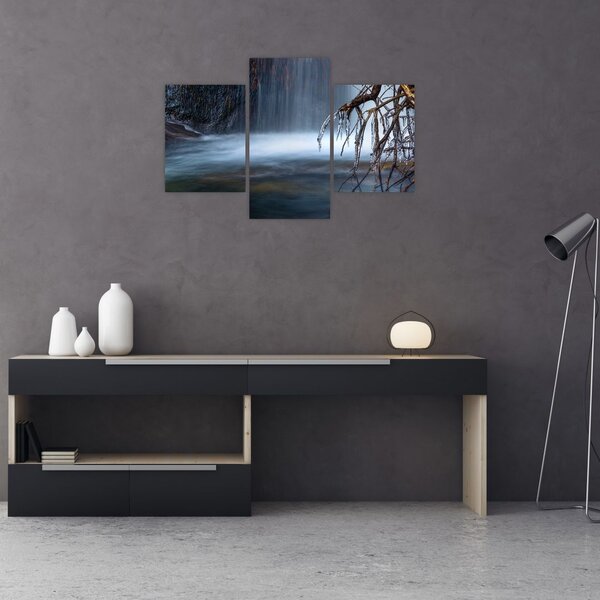 Tablou - Laguna de iarnă (90x60 cm)