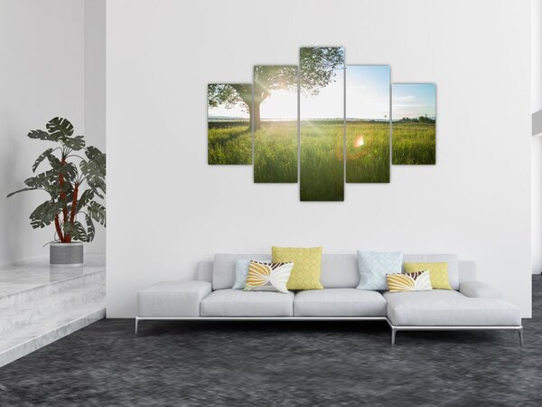 Tablou - Copac în câmp (150x105 cm)