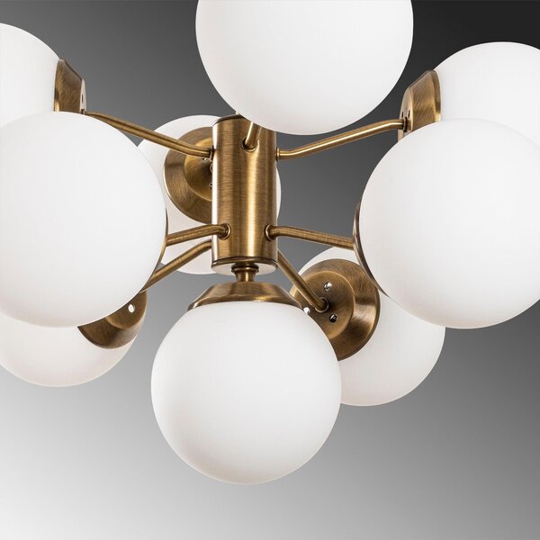 Lustra Mudoni Chandelier, Vintage, 70x70x80 cm