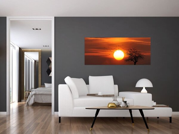 Tablou - Apus de soare (120x50 cm)