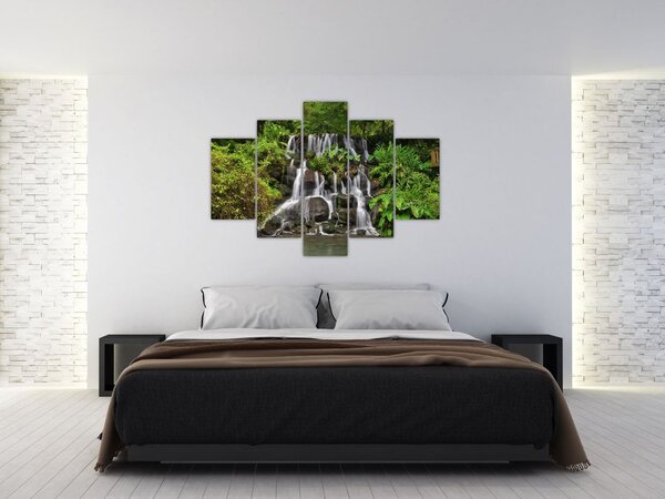 Tablou - Cascadă tropicală (150x105 cm)