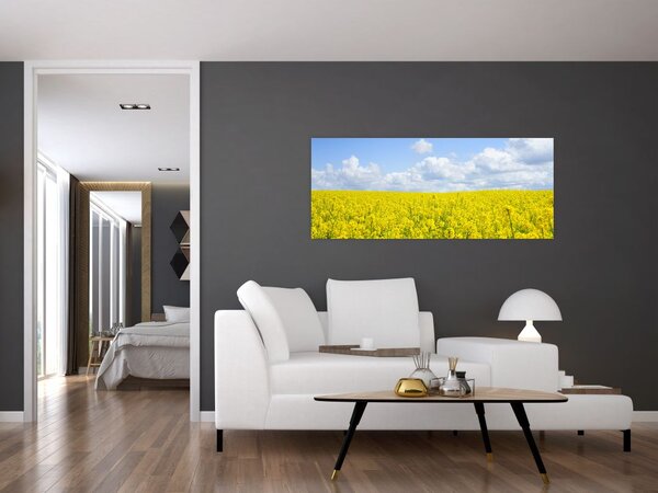 Tablou - Câmp galben (120x50 cm)