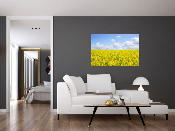 Tablou - Câmp galben (90x60 cm)
