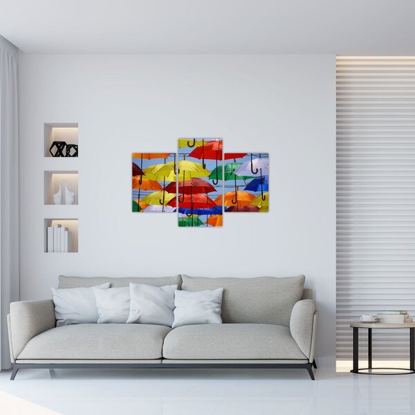 Tablou - Umbrele colorate (90x60 cm)