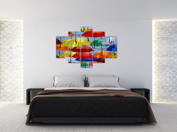 Tablou - Umbrele colorate (150x105 cm)