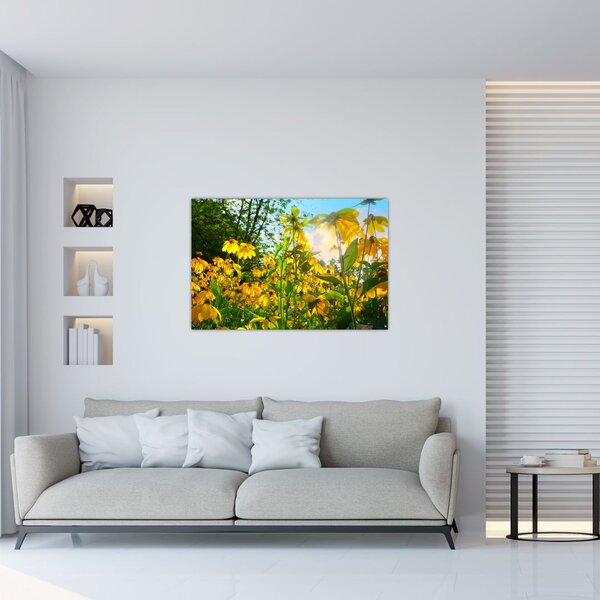 Tablou - Flori galbene (90x60 cm)