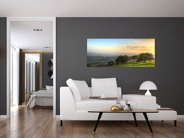 Tablou - Privire de pe deal (120x50 cm)