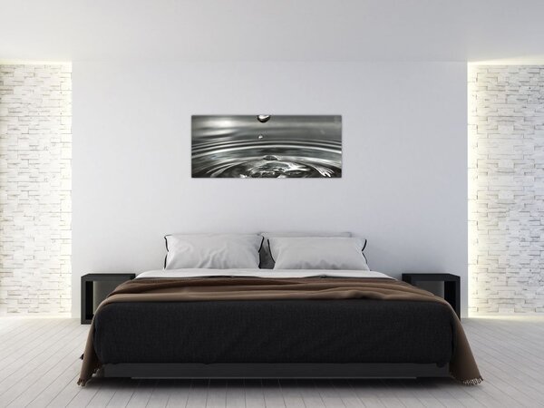 Tablou - Picături de apă (120x50 cm)