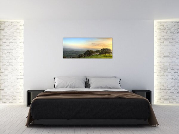 Tablou - Privire de pe deal (120x50 cm)
