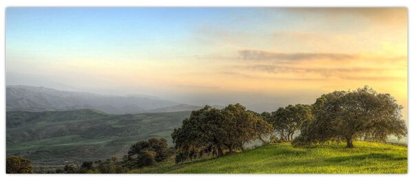 Tablou - Privire de pe deal (120x50 cm)