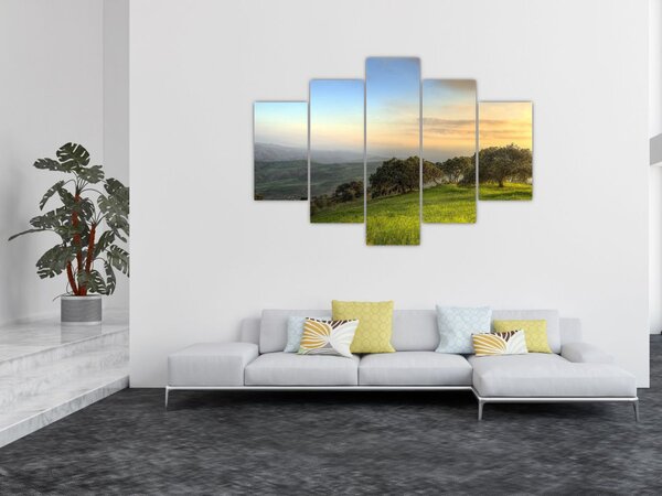 Tablou - Privire de pe deal (150x105 cm)