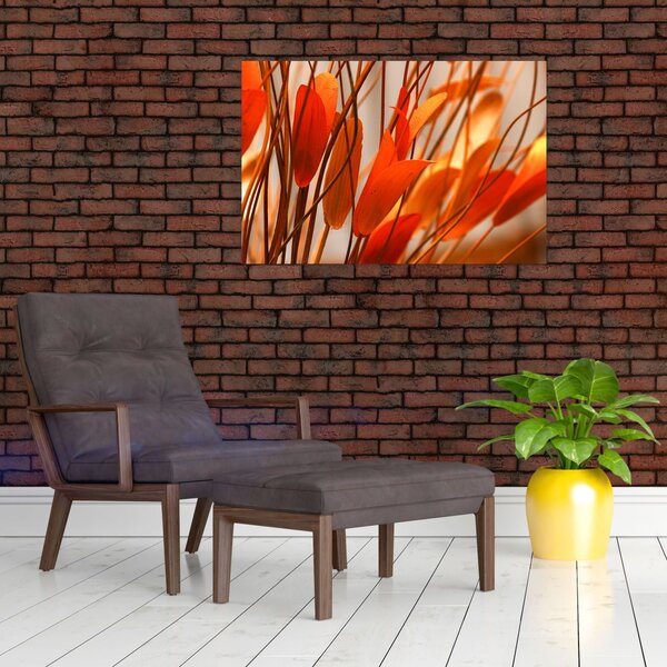 Tablou - Frunze înflorite (90x60 cm)
