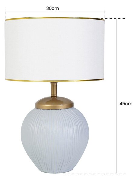 Veioza YL256 Lamp Shade, Albastru, 30x30x45 cm