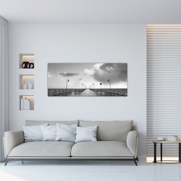 Tablou - Promenada la mal (120x50 cm)