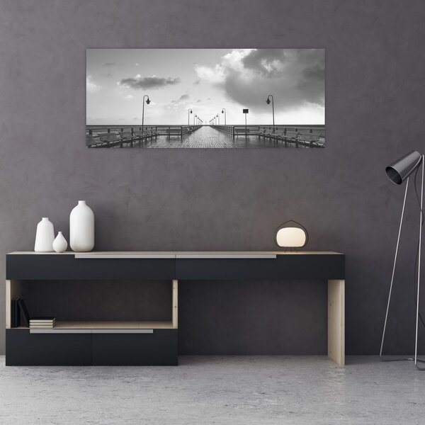 Tablou - Promenada la mal (120x50 cm)