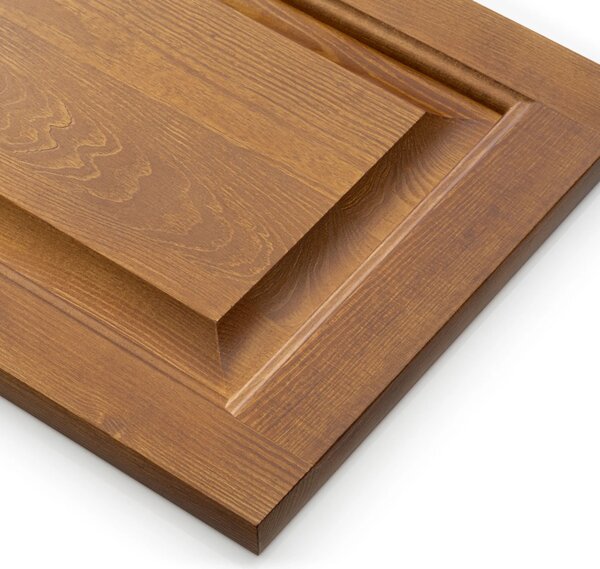 Pat din lemn de pin Aurora - Culoarea Stejar 90x200 Stejar