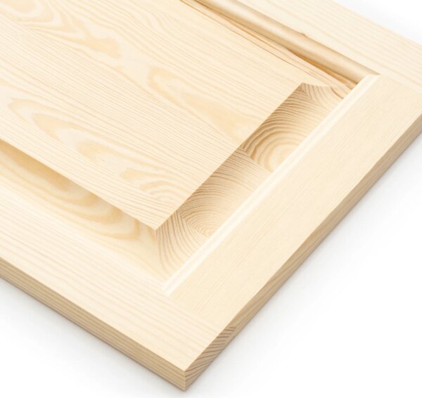 Pat din lemn de pin Aurora - Culoarea Stejar 90x200 Stejar