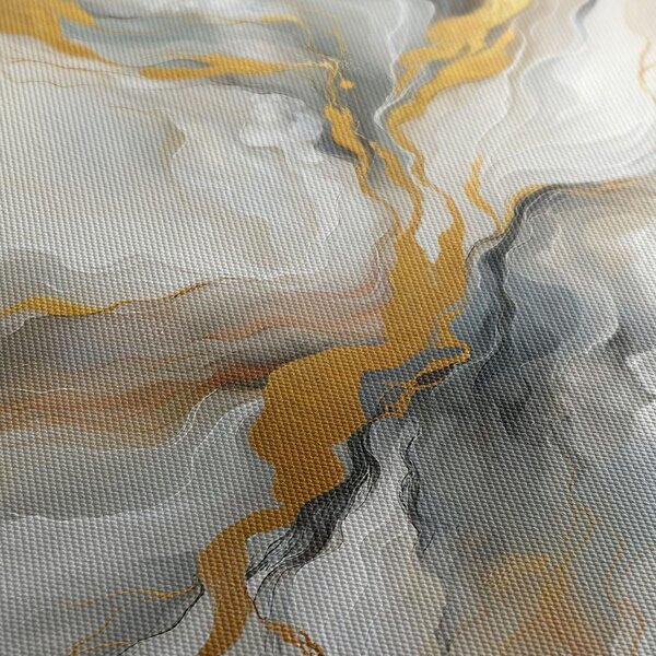 Tablou abstract linii aurii