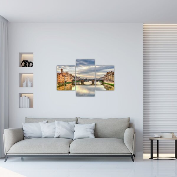 Tablou - Pod peste râu (90x60 cm)