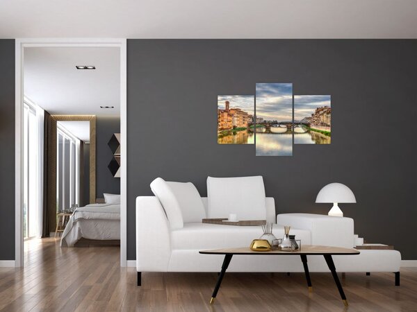 Tablou - Pod peste râu (90x60 cm)