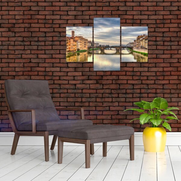 Tablou - Pod peste râu (90x60 cm)