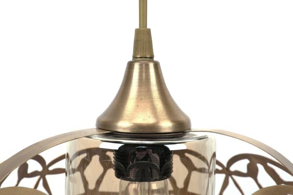 Lustra Nevra Chandelier, Multicolor, 26x26x65 cm