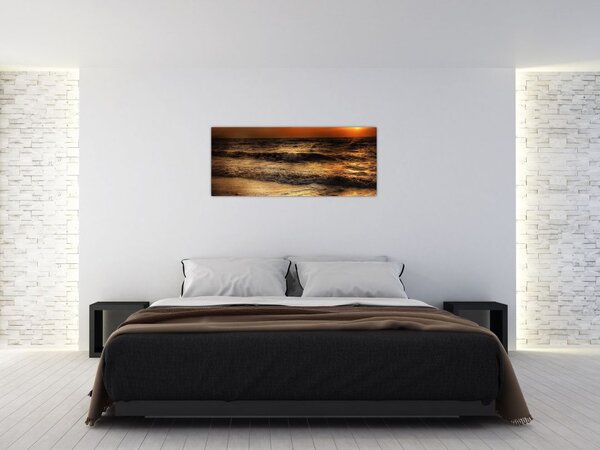 Tablou - Valuri la mal (120x50 cm)